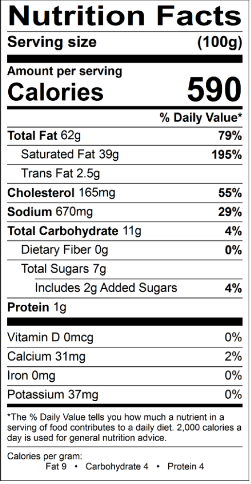 Nutrition-Facts-Panel---Citrus-Garlic-888-044