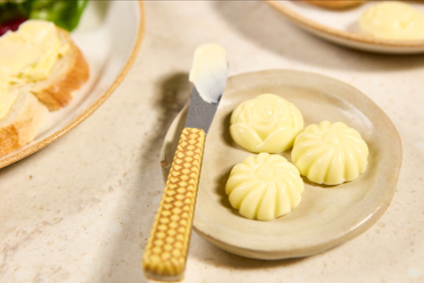 Shaped butters for restaurants