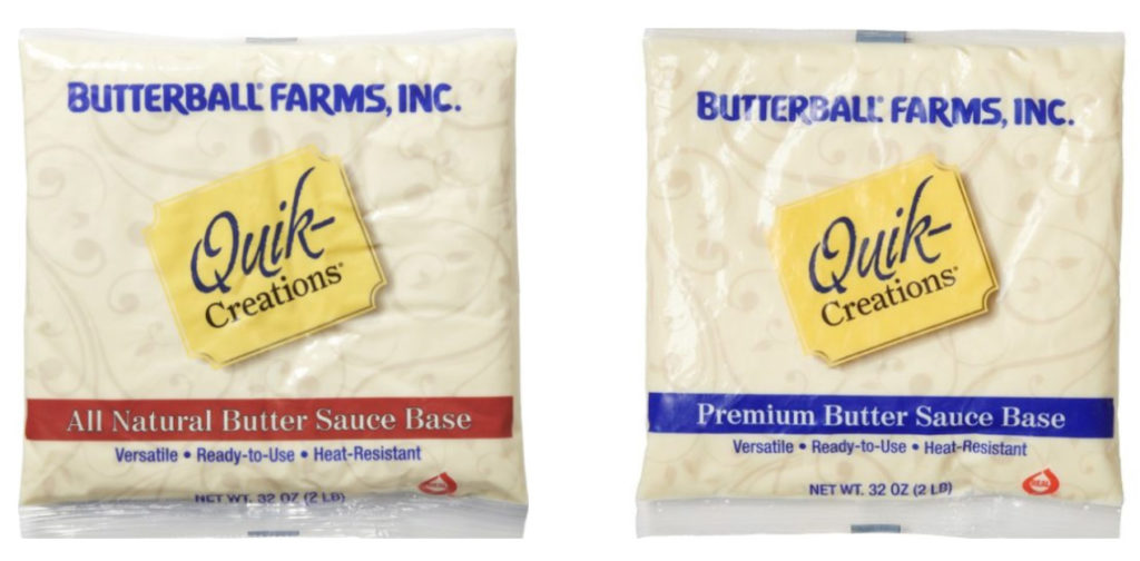 Quik-Creations® Butter Sauce Bases are Butterball Farms most versatile products.
