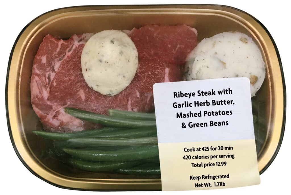 Ribeye Steak with Garlic Herb Butter