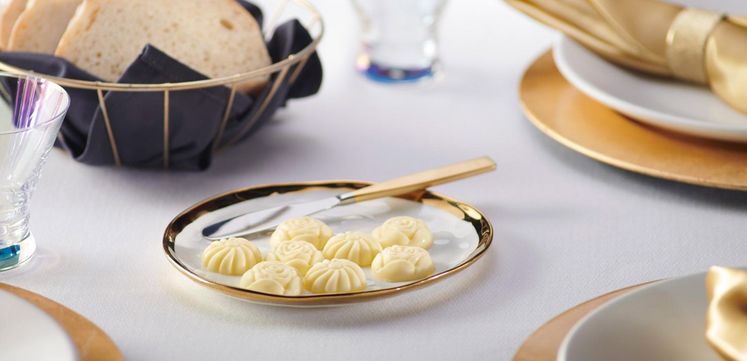 Making every dining experience memorable with Butterball® Farms shaped butters.