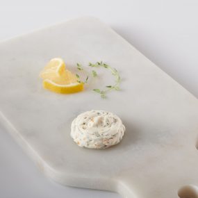 Zesty Lemon Herb ingredient break-out, showcasing fresh herbs and citrus for a flavorful touch in cooking.